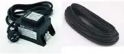 HPM 12V 150VA Garden Lighting Transformer + RGLCL21/30 30M Extra Heavy Duty G...