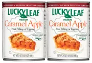 Lucky Leaf Premium Caramel Apple Fruit Filling or Topping 2 Pack