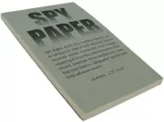 SPY PAPER Dissolves in just seconds with water turns into useless mulch