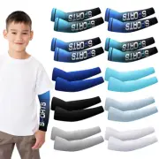 Arm Sleeves Kids Baseball Compression Sleeve Sun Protection UV Cooling Arm Co...