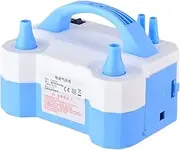 Automatic Balloon Blower, Double Nozzle Electric Air Pump Blower, Party Decorations, 680W with Tying Tool for Birthday Gender Reveal Baby Shower Balloons Party Decorations