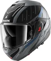 Shark OXO Rydger, flip up helmet , color: Matt Black/Grey/Blue , size: M