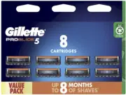 8 Pack Genuine Gillette Fusion Proglide Manual Razor Blades *Made In Germany