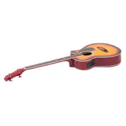 Karrera 4 String Acoustic Bass Guitar Electric Pickup Band Equaliser (Sunburst)