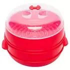 HOME MASTER 2 Tier Microwave Steamer 21.56cm Diameter 62249