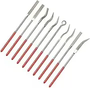 Polishing Tool Set 10pcs Mini Shaped Files Riffler Flat Files Wood Diy Kit