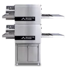 Moretti Forni Double Chamber Electric Conveyor Oven w/support - T64E/2 SC