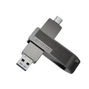Lenovo SX5 Pro Type-C & USB3.2 Solid State Flash Drive 256GB 128GB Dual Interface 360° Rotation Zinc Alloy USB Disk Port