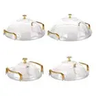 Cake Stand with Cover Round Serving Tray with Handle for Entertaining Snacks