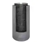 PROTEGE Two Tone Solar Tower Fountain Water Feature, Contemporary Design