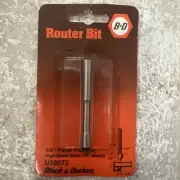 Black & Decker Panel Pilot 1/4” Router Bit 1/4" Shank -High Speed Steel NOS! USA
