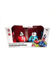 Sharper Image Remote Control Ejecting Bumper Cars Wireless RC Sound Effects New