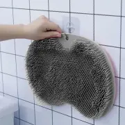 Hands Back Scrubber With Suction Cup Shower Foot Scrubber Massager Clea MNS