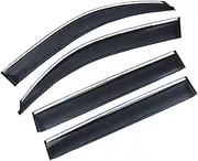 Car Smoke Window Sun Rain Visor Deflector Guard Compatible for Toyota Land Cruiser LC200 2010-2018 Styling Accessories 4PC