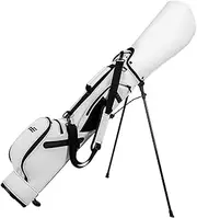 Golf Cart Stand Bag, Golf Bag with Stand Men Zipper Pockets, Nylon Holder Golf Storage Bag Golf Club Bag Golf Easy Carry Bag