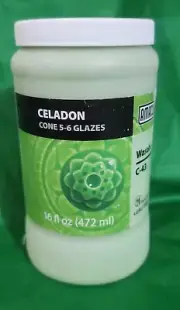 AMACO CELADON CONE 5-6 GLAZES 16 fl. oz WASABI C-43