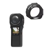 Optical Coating Acrylic Protect Lens Cover Cold Shoe For Insta360 ONE RS 1-Inch