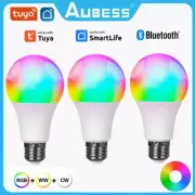 Tuya RGBCW Dimming Light Bulb Bluetooth Broadcast Smart Ball Bulb Smart Life