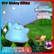 6IV Shiny Ditto Pokemon Brilliant Diamond Shining Pearl