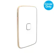 Clipsal Iconic Essence 1 Gang Skin Arctic White