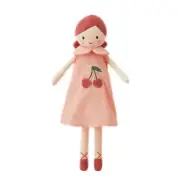 Sweet Plush Cartoon Girls Shape Appease Toy Infant Comfort