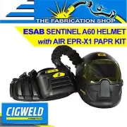ESAB Sentinel A60 EPR-X1 Air Automatic Welding Helmet PAPR System Respirator