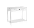 Elegant Wooden Hallway Console Side Board Dressing Table w/ Three Drawers White