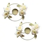 Wedding Candlestick Floral Candlestick Flower Candle Holder for Tables5998