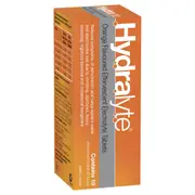 10 Pack Hydralyte Orange Flavoured Effervescent Electrolyte Tablets