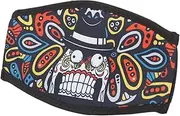 010 SBR Diving Mask Strap Double Sided Neoprene Hair Protector Snorkeling Mirror Belt African Inspiration Funny Teeth Swimming Hairband
