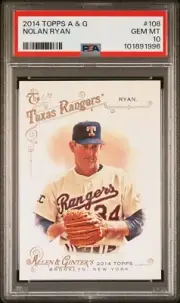 NOLAN RYAN 2014 Topps Allen & Ginter #108 GEM MINT PSA 10