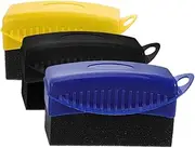 Generic 3pcs Car Detailing Kit with Tire Shine Applicator Car Cleaning Sponge and Wax Pads for Comprehensive Automobile Maintenance and Interior Detailing