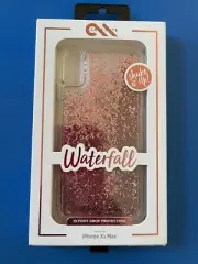 CaseMate Pink Waterfall Case - iPhone XS Max - Liquid Glitter (Pink)