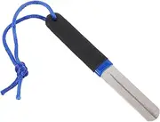 Gogogmee Fish Hook Grinding File Fishing Equipment Portable Dual-Purpose Whetstone Portable Hook Sharpener Fishing Hook Sharpener Stone Fishing Hook Sharpener Portable Blue Diamond