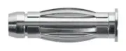 CONN, Banana, PLUG, 32A, PANEL, Banana Test Connectors, Qty.1 FK 1184 NI