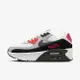 Nike Air Max 90 Lv8 [FD4328-101] 女 休閒鞋 運動 復古 雙層氣墊 緩震 厚底 白黑紅