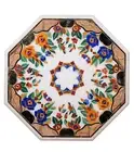 25" Marble Coffee Center Table Top Floral Art High Quality Table Top Hand carved