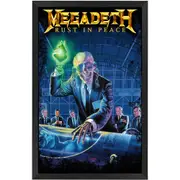 Megadeth Rust In Peace Poster Framed