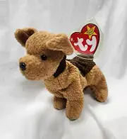Tuffy the Terrier Dog TY Beanie Baby with Tag 1996, Retired