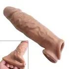 Reusable Realistic Condom Penis Sleeve Penis Extender Male Enlarger-Enhancer-MEN