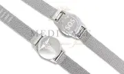 GENUINE MEDI SAFE MENS SOS MEDICAL INFO BRACELET STAINLESS STEEL TALISMAN/SILVER