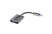 StarTech.com USB-C Headphone Splitter/Dongle with Mic