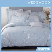 在飛比找momo購物網優惠-【WEDGWOOD】60支100%天絲兩用被枕套床包四件組-