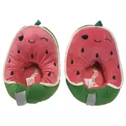 Squishmallows Toddler Girls Pink Wanda Watermelon Slippers House Shoes 7-8