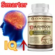 10 Mushroom Complex - Cordyceps Sinensis, Lions Mane - Nootropic Brain Enhancer