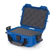 903 Small Waterproof Hard Case with Foam Insert 9.1" x 6.8" x 3.8" - Blue
