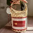 Bamboo Woven Hand-held Basket Retro Storage Box Mid Autumn Festival