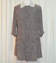 BNWT:SASS&BIDE POLKA DOT SILK SHIRT DRESS 42/6 (AUS 12) "MY HEART IS FULL"