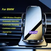 For BMW 3 4 5 Serie I3 I4 X5 X6 15W Car Mobile Phone QI Wireless Charger Bracket