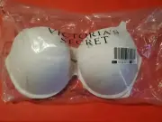 Victorias Secret PINK Wear Everywhere Push Up Bra White Size 38DD New VS